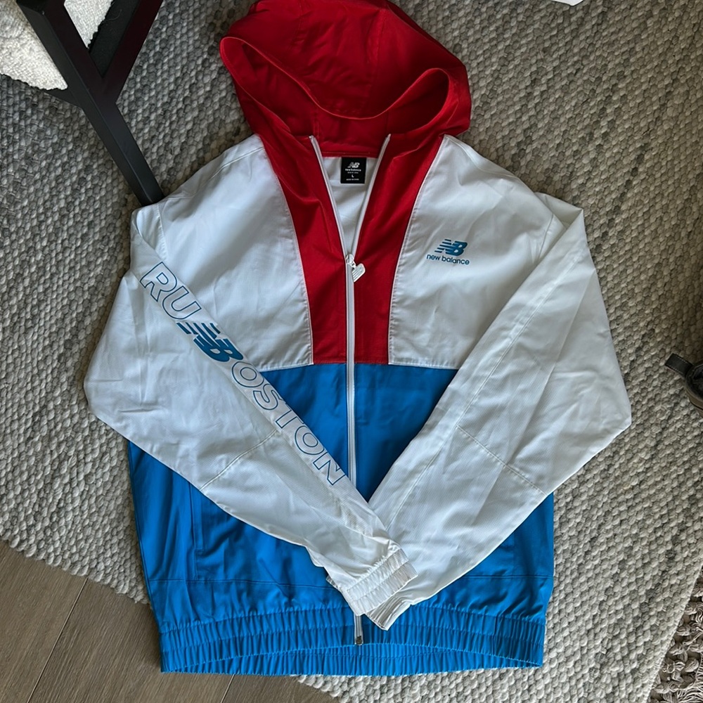 New Balance Red, White, and Blue Jacket